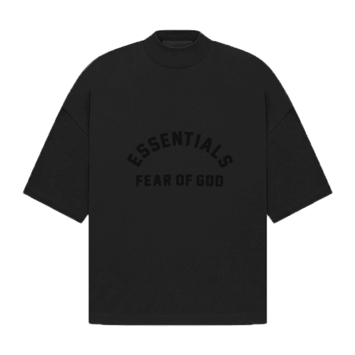 FEAR OF GOD ESSENTIALS BLACK COLLECTION TEE - JET BLACK