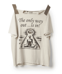 Gallery Dept. Work in Progress Only Way Out Tee Vintage White