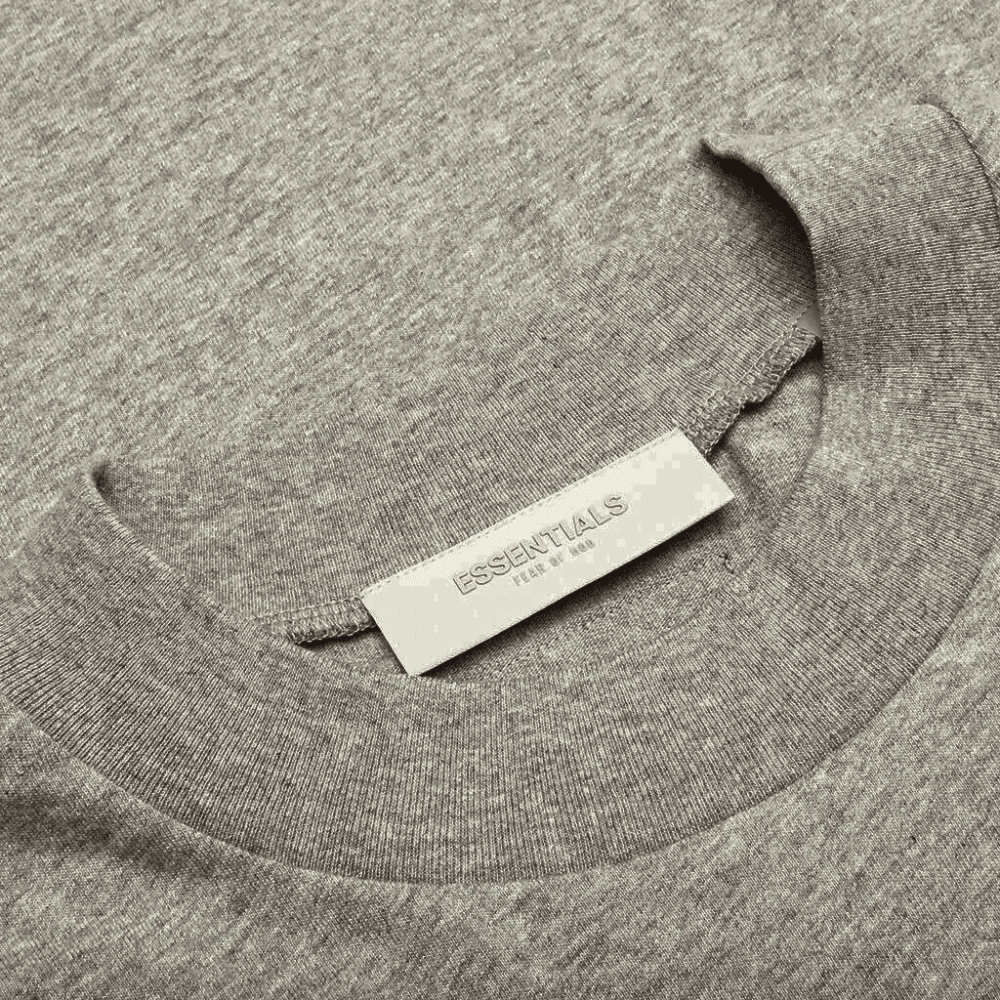 Fear of God Essentials Core Collection Tee Dark Oatmeal - Image 3