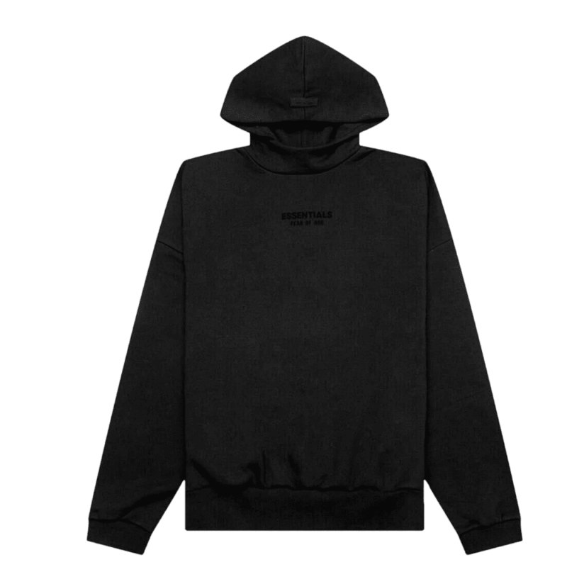 FEAR OF GOD ESSENTIALS HOODIE 'JET BLACK'