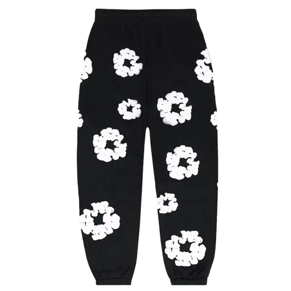 DENIM TEARS THE COTTONWREATH SWEATPANTS BLACK