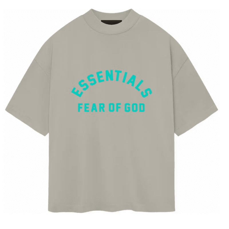 FEAR OF GOD ESSENTIALS HEAVY JERSEY CREWNECK T-SHIRT SEAL