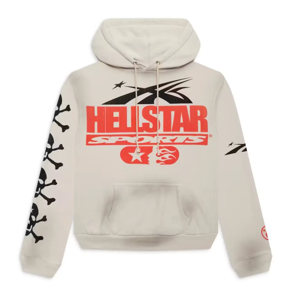 Hellstar If You Don't Like Us Beat Us Hoodie White
