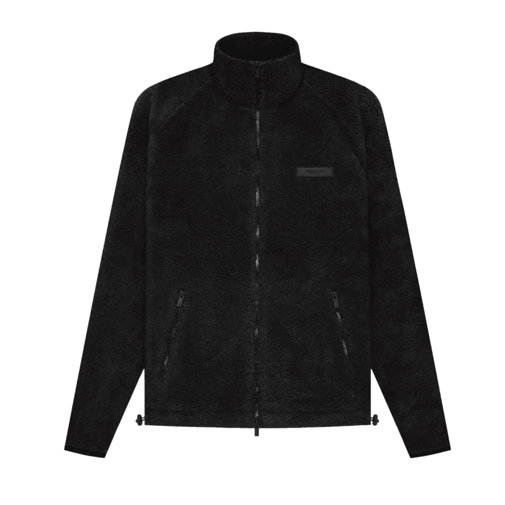 Fear of God Essentials Polar Fleece Full Zip Jacket Iron 1 Fear of God Essentials Polar Fleece Full Zip Jacket Iron
