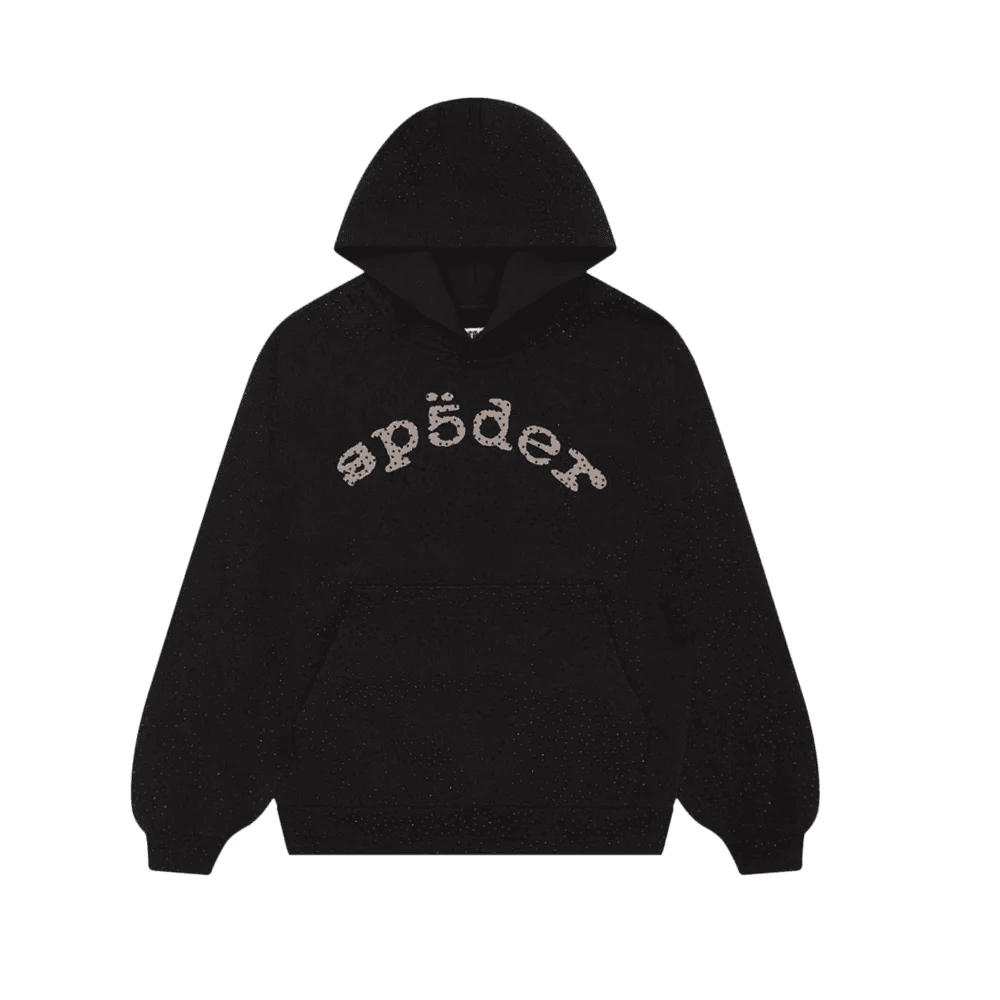 Brilliant Sp5der VVS Hoodie Black 1 Brilliant Sp5der VVS Hoodie Black
