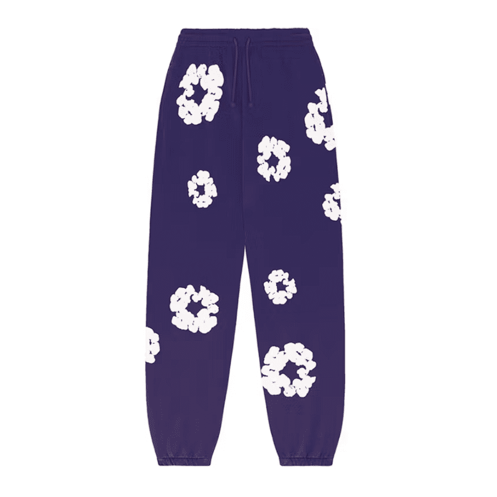 Radiant Denim Tears The Cotton Wreath Sweatpants Purple 1 Radiant Denim Tears The Cotton Wreath Sweatpants Purple